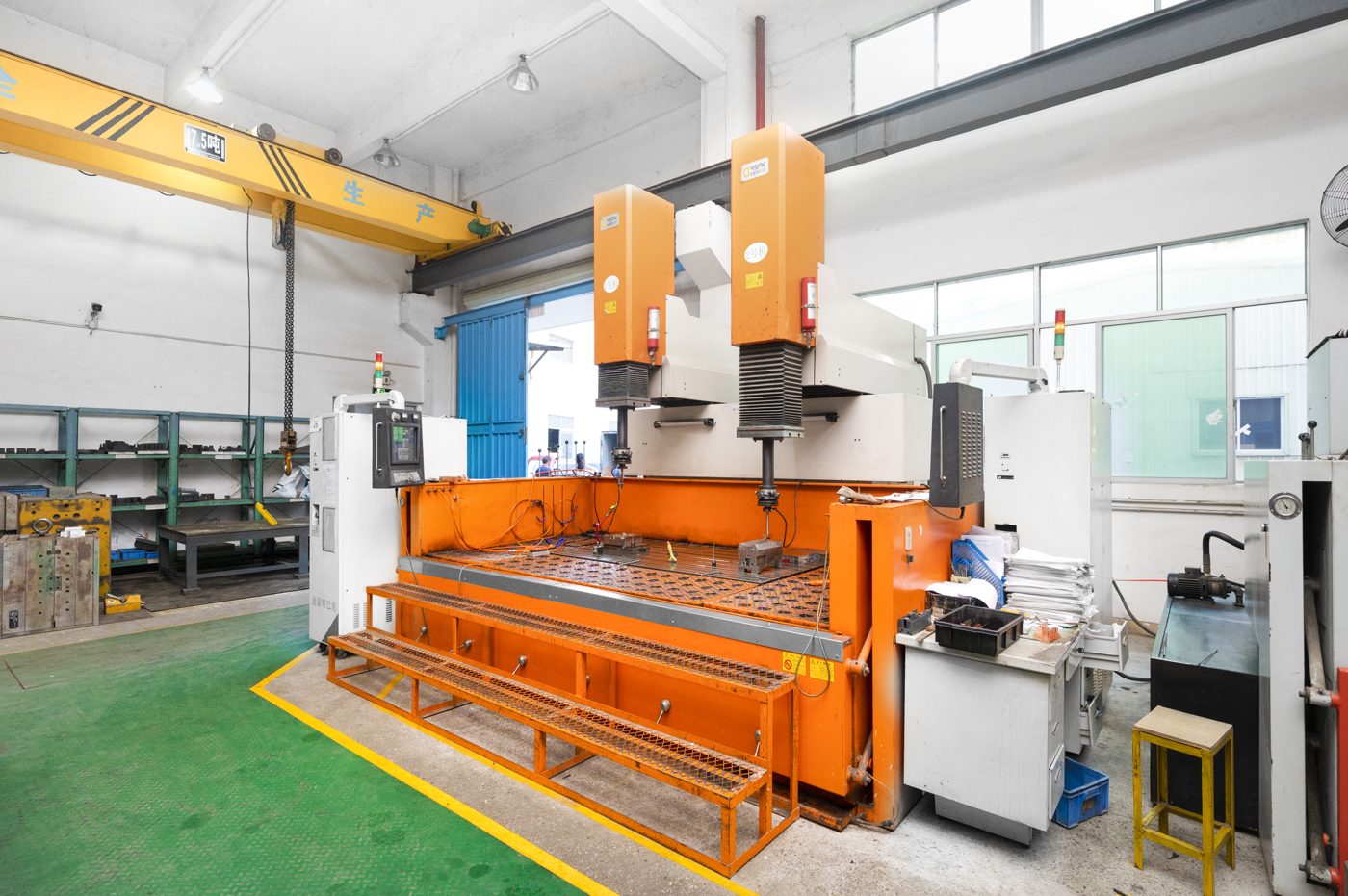 Press brake and shearing equipment